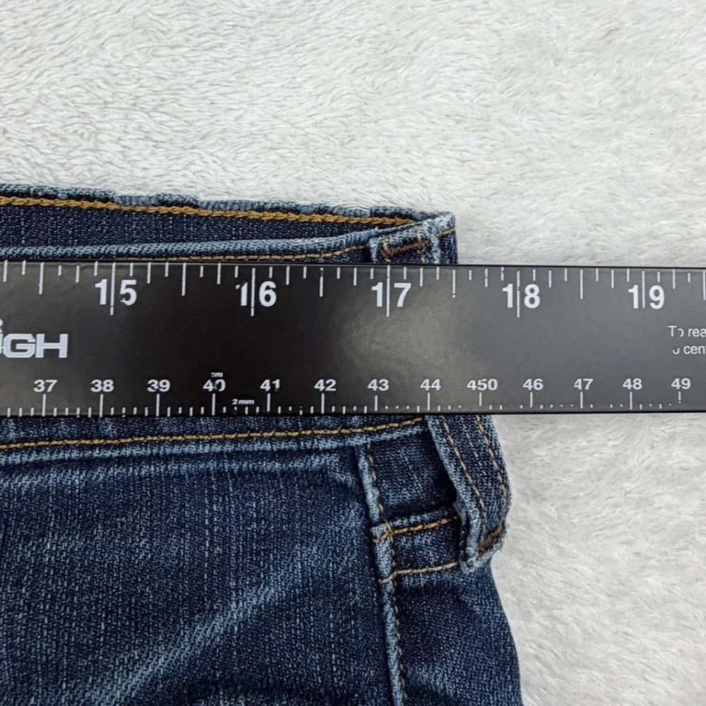 True Religion Rocco Slim Jeans Mens 33x34.5  Dark Wash Denim Stretch Made in USA